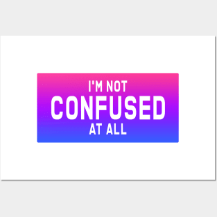 lgbtq+ -  bisexual slogan Posters and Art